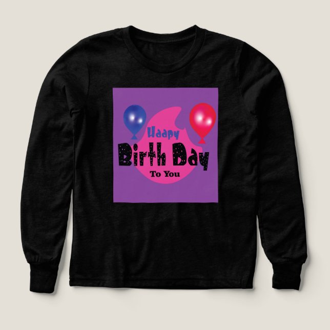 Happy Birthday – Colorful Celebration Party Design (Design Vorderseite)