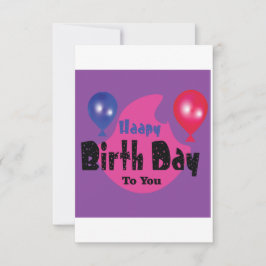 Happy Birthday – Colorful Celebration Party Design Dankeskarte