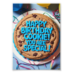 Happy Birthday Cookie Fotodruck