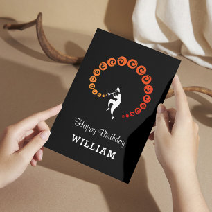 Happy Birthday Cool Jazz Music Musician Card