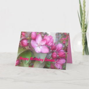 Happy Birthday Cousin Card Karte