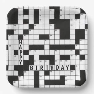 Happy Birthday Crossword Puzzle Pappteller