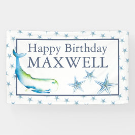 Happy Birthday Custom Banners Nautical Theme Banner