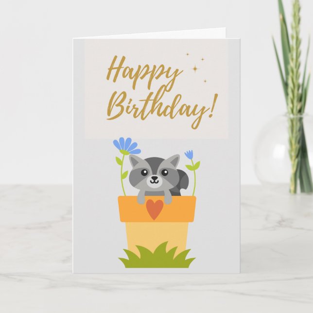 Happy Birthday Custom Card für Kinder Karte (Vorderseite)