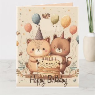 Happy Birthday Custom Card Karte
