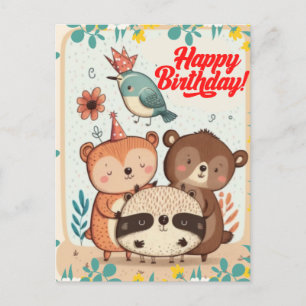 Happy Birthday Custom Card Postkarte