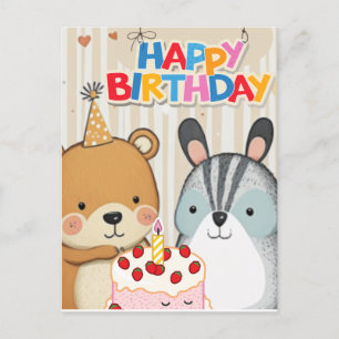 Happy Birthday Custom Card Postkarte