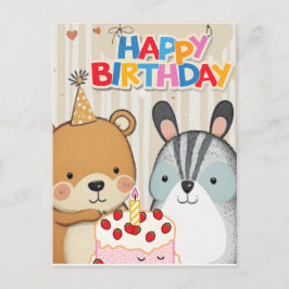 Happy Birthday Custom Card Postkarte