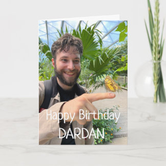 Happy Birthday Custom Foto Card Karte