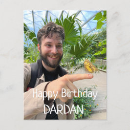Happy Birthday Custom Foto Card Postkarte