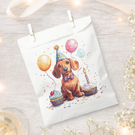 Happy Birthday Dachshund Dog  Geschenktütchen