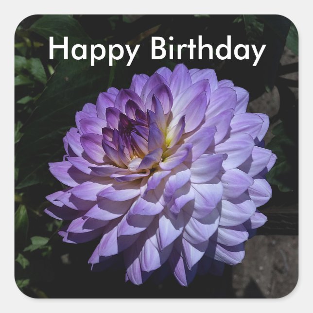 Happy Birthday Dahlia Bea Paradise #1 Stickers (Vorderseite)