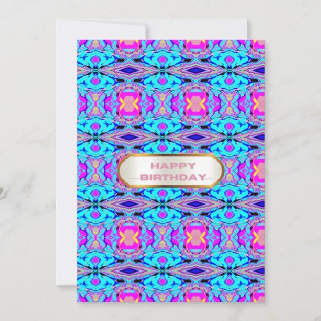 HAPPY BIRTHDAY DANKESKARTE (Vorderseite)