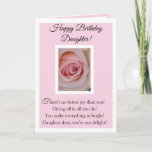 Happy Birthday Daughter Card Karte<br><div class="desc">Happy Birthday Tochter</div>