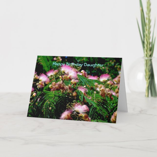 Happy Birthday Daughter Dankeskarte (Vorderseite)