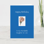 Happy Birthday Daughter-in-Law - Rose Karte<br><div class="desc">Christliche Geburtstagskarte für Schwiegertochter!   Enthält Text und Schrift.  Kann auch mit den Vorlagenwerkzeugen personalisiert und angepasst werden.</div>
