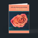 Happy Birthday Daughter Peach Farbige Rose Feiertagskarte<br><div class="desc">Diese pfirsichfarbene Rose ist so detailliert,  dass man fast riechen kann,  es ist süßer Duft. Ein schöner Weg,  um Ihrer Tochter Happy Birthday zu sagen.</div>
