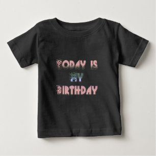 Happy Birthday Design Baby T-shirt