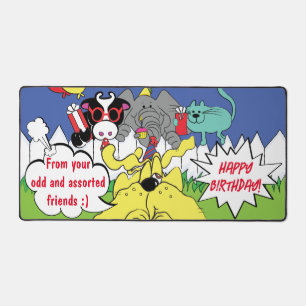 Happy Birthday Desk Mat Schreibtischunterlage