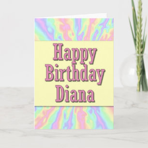 Happy Birthday Diana Karte