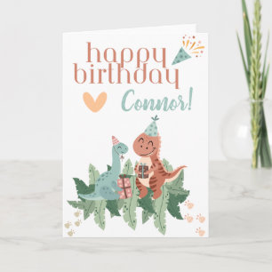 Happy Birthday Dinosaurierkarte Karte