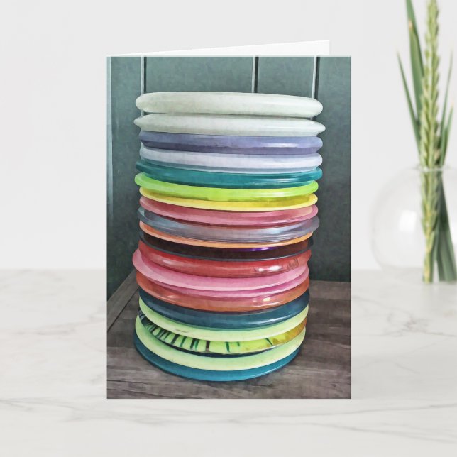 Happy Birthday | Disk Golf Spaß Karte (Vorderseite)