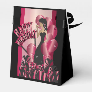 Happy Birthday Diva Girl   DIY Name   Ruby Red Geschenkschachtel