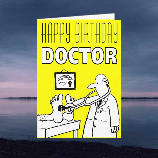 Happy Birthday Doctor Card to Personalize Inside Karte (Von Creator hochgeladen)