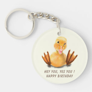 Happy Birthday Duck Schlüsselanhänger Gift - Benut