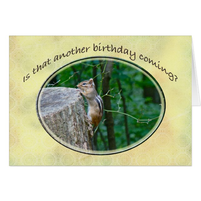 Happy Birthday - Eastern Chipmunk (Vorderseite (Horizontal))