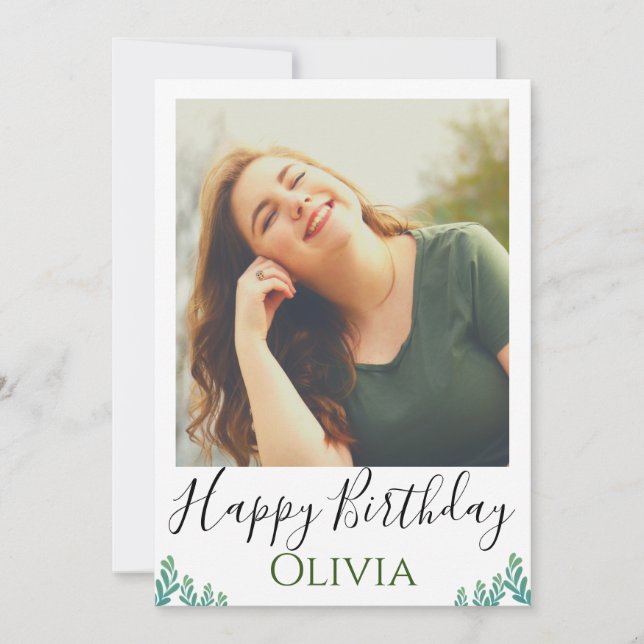 Happy Birthday Einladung (Vorderseite)