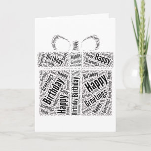 Happy Birthday Elegante Kunstvoll wandern im Valle Karte