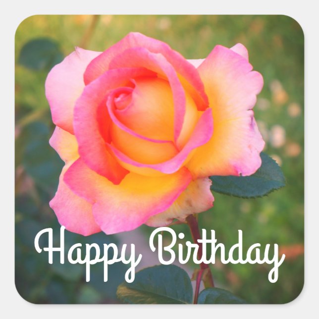 Happy Birthday Elle Rose #2 Stickers (Vorderseite)