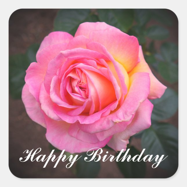 Happy Birthday Elle Rose #3 Stickers (Vorderseite)