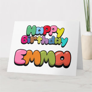 Happy Birthday Emma Karte