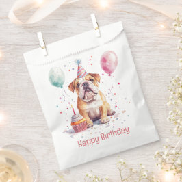 Happy Birthday English Bulldog Geschenktütchen