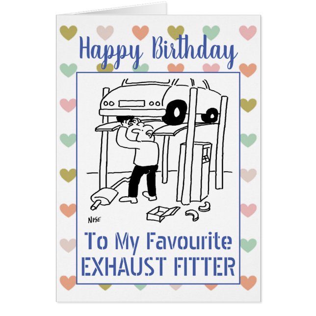 Happy Birthday Exhaust Fitter (Vorne)