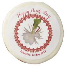 Happy BirthDay Exotic Bramha Lotus Floral Wreath