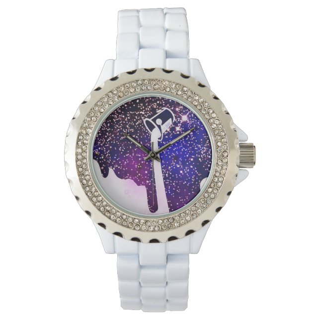 Happy Birthday EyeWatch Armbanduhr (Vorderseite)