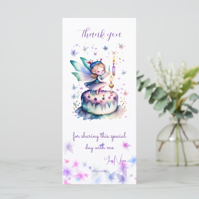 Happy Birthday Fairy 01 (Stehend Vorderseite)