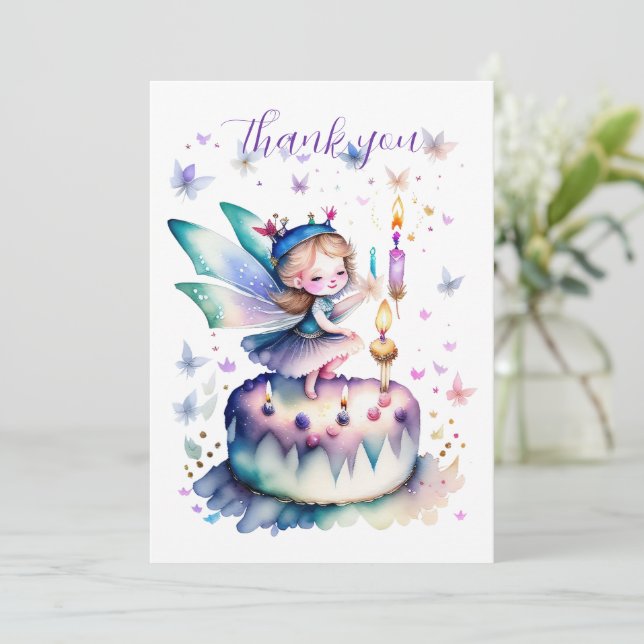 Happy Birthday Fairy 01 (Stehend Vorderseite)