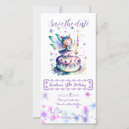 Happy Birthday Fairy 01 Save The Date
