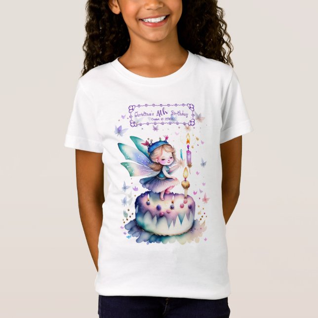 Happy Birthday Fairy 01 T-Shirt (Vorderseite)