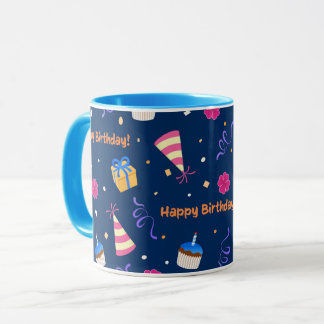 Happy Birthday feiern Design-Tasse Tasse