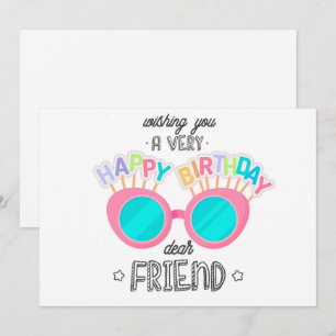 Happy Birthday Feiertagskarte