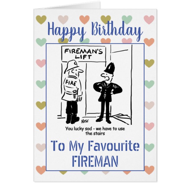 Happy Birthday Fireman (Vorne)
