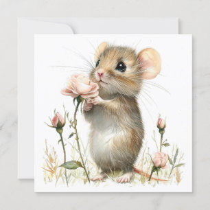 Happy Birthday Flat Card Feiertagskarte