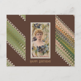 Happy Birthday Floral Beauties 44 Postkarte