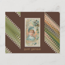 Happy Birthday Floral Beauties 49 Postkarte