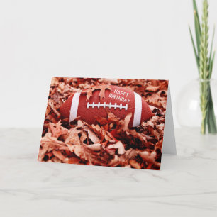 Happy Birthday Football Card Karte